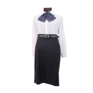 Female Assistant Long Sleeve Plain Blouse